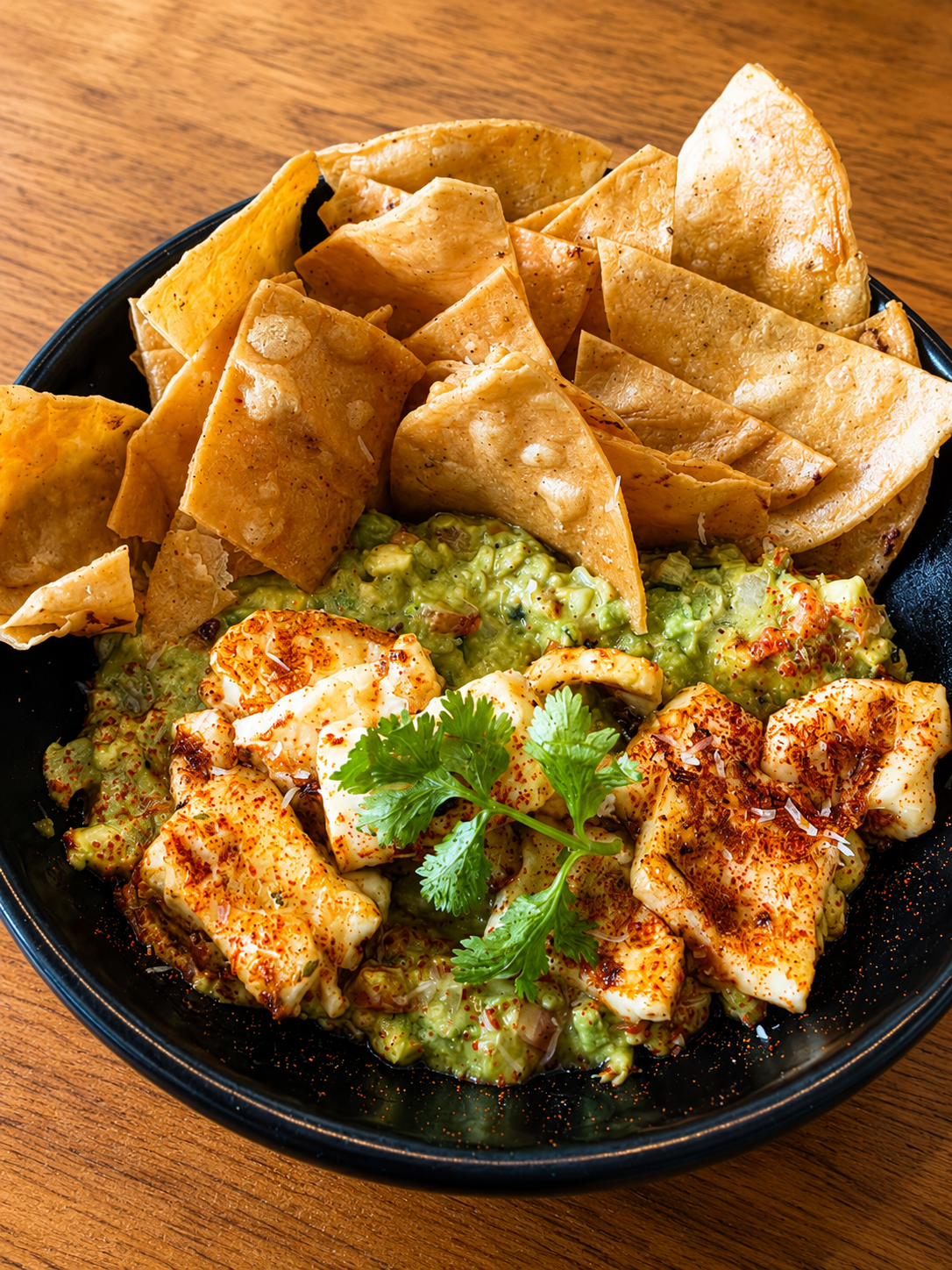 Guacamole with Grilled Panela
